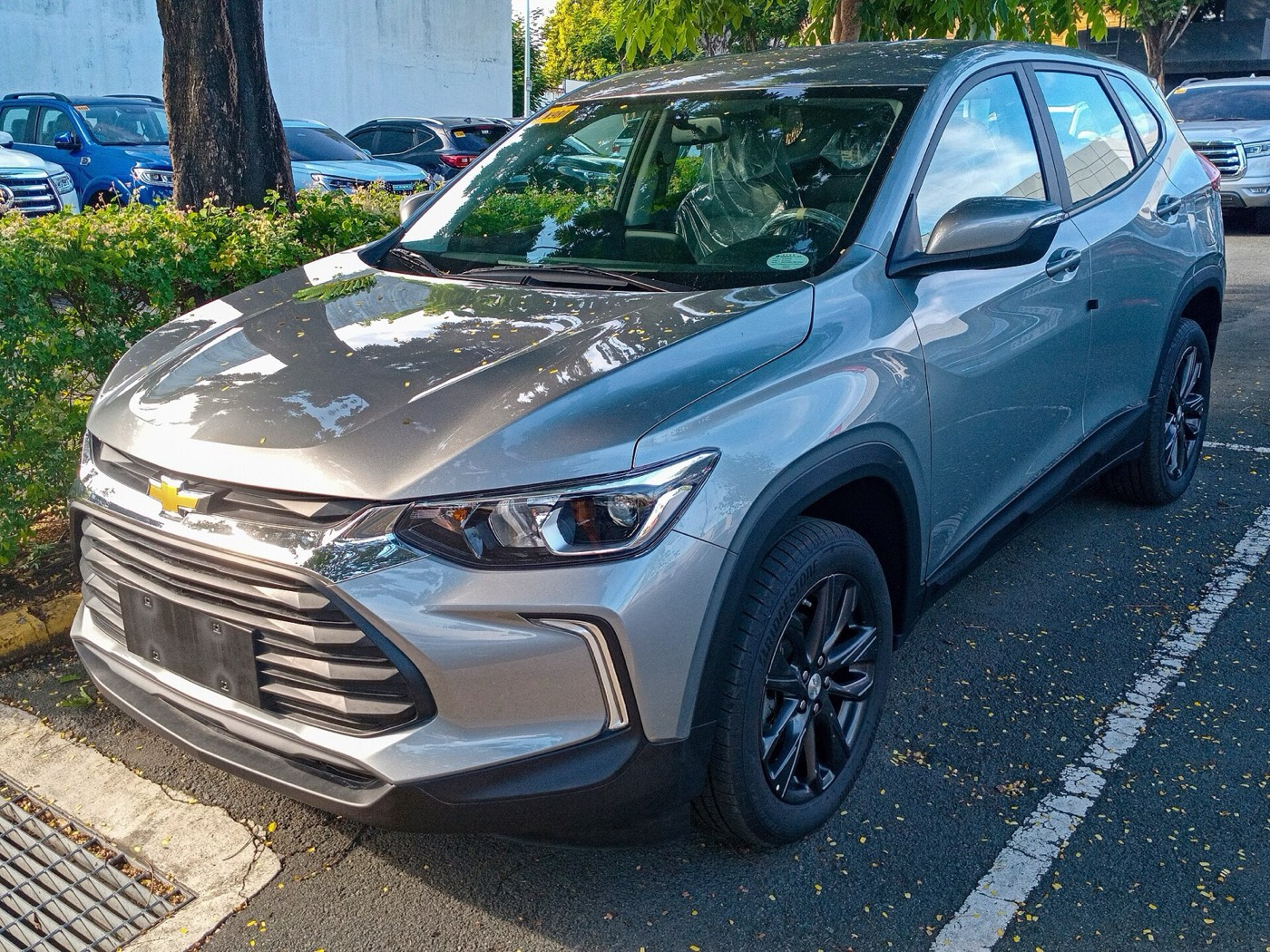 Chevrolet Tracker, vista 3/4 frontal