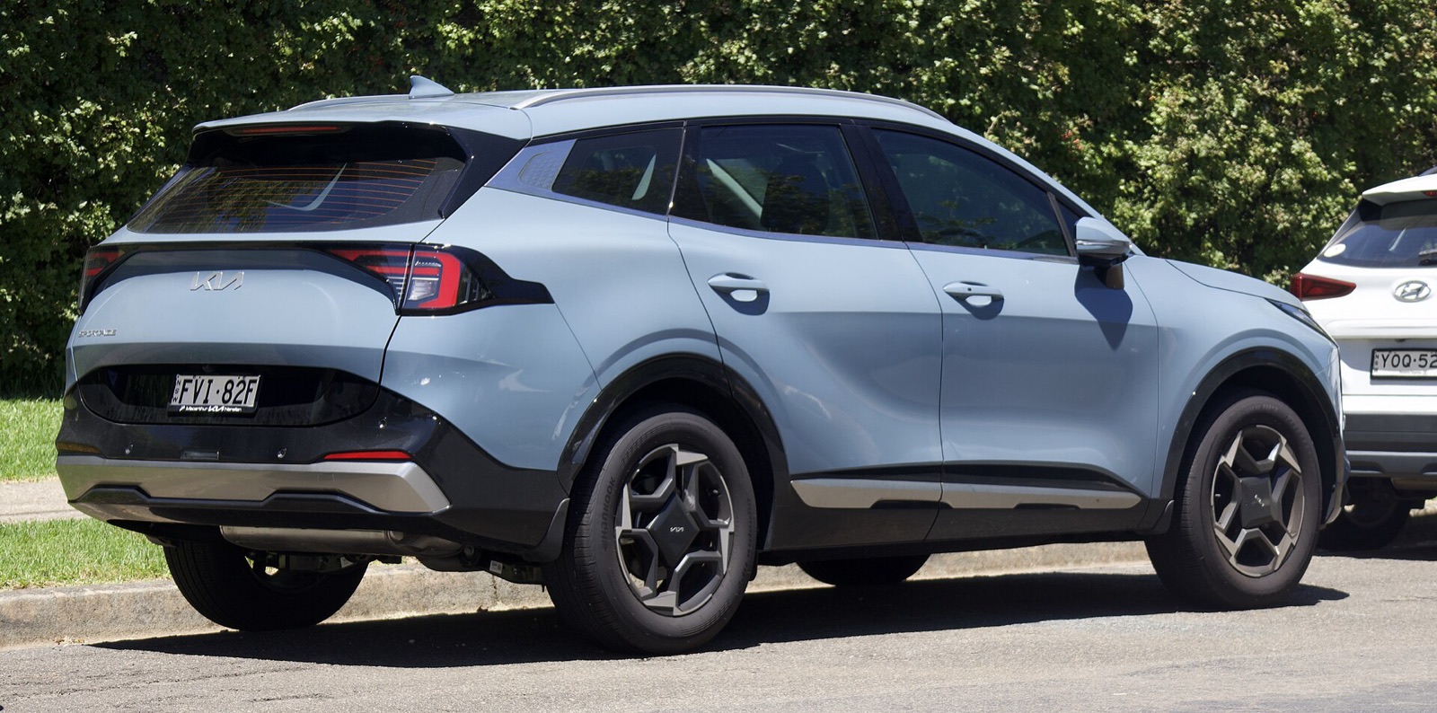 Kia Sportage, vista 3/4 trasero