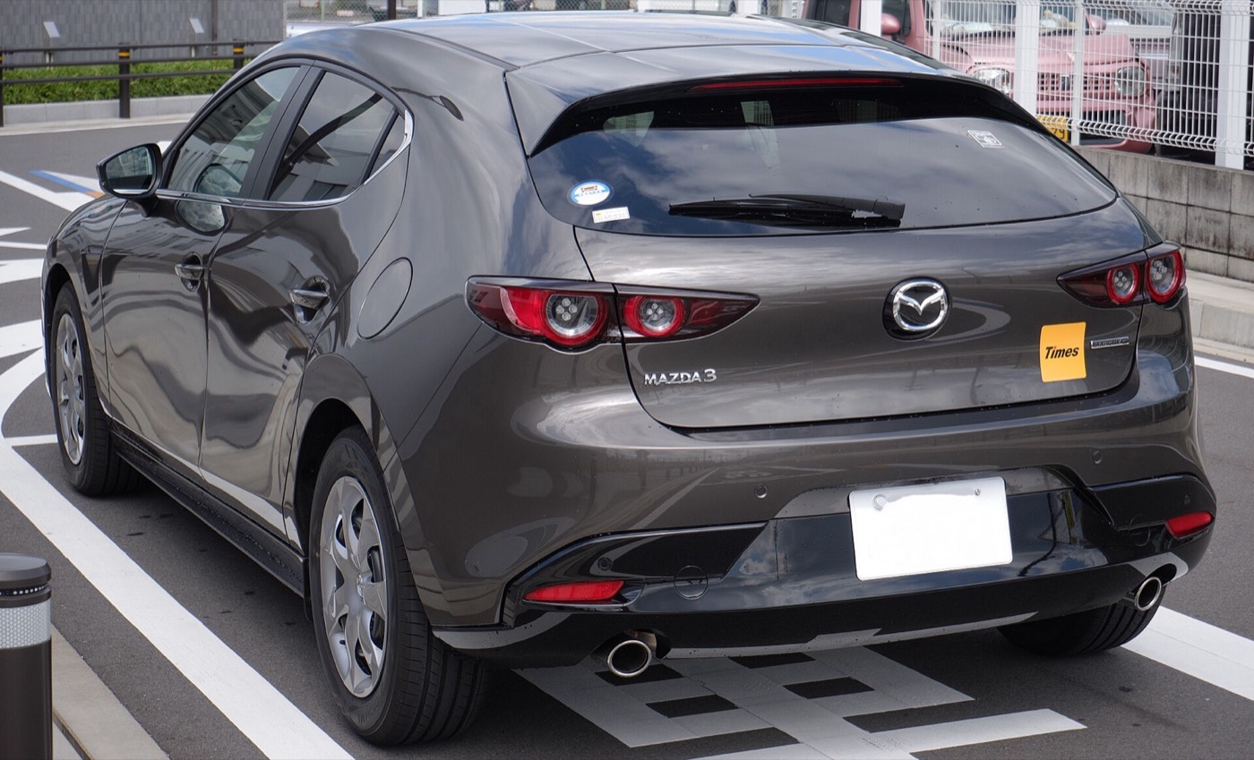 Mazda Mazda3, vista 3/4 trasero