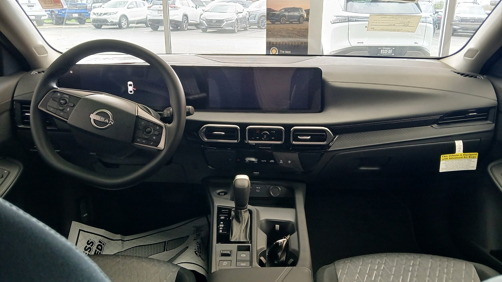 Nissan Sentra, vista interior